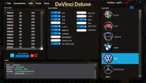 DaVinci Deluxe 1.0.35 download free ECU remapping software and automated DPF EGR AdBlue delete software