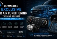 Mercedes and Kia car air conditioning training manuals