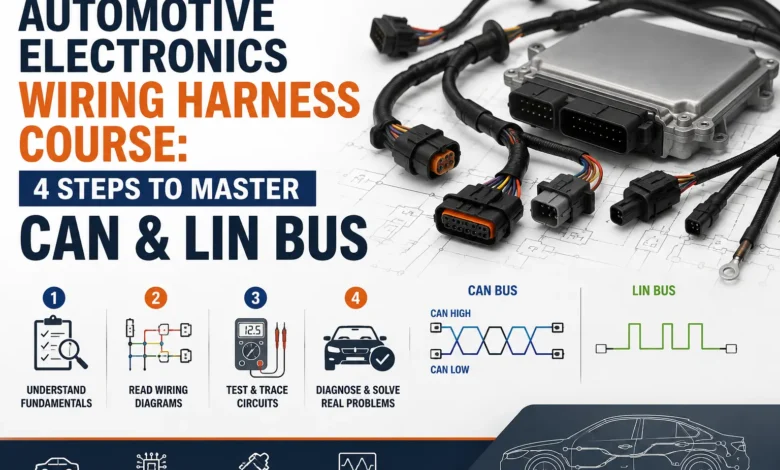 Automotive Electronics Wiring Harness Course 4 Steps to Master CAN & LIN Bus